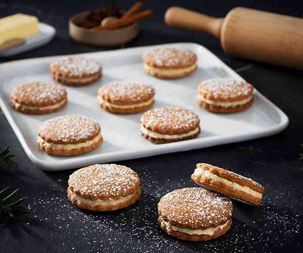 Photo of - Biscuits spéculoos en sandwich