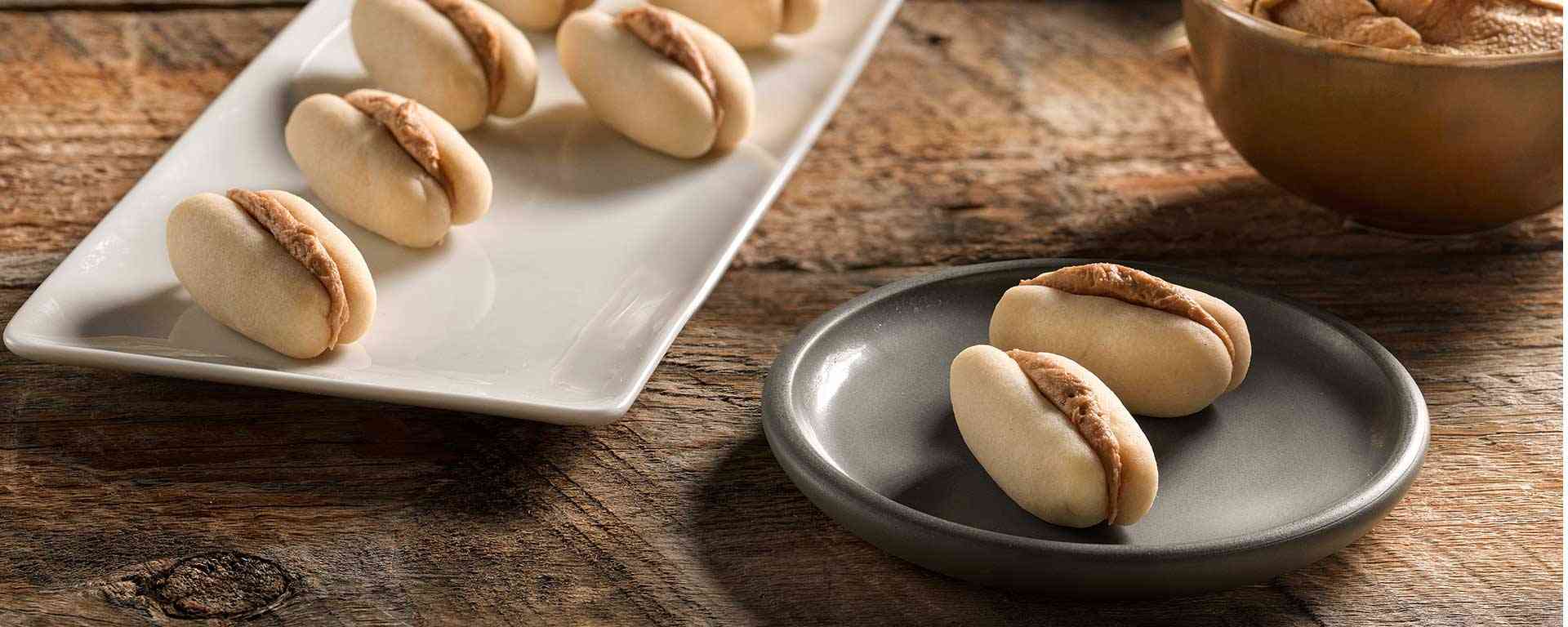 Photo of - Coffee Shortbread Sandwich Logs