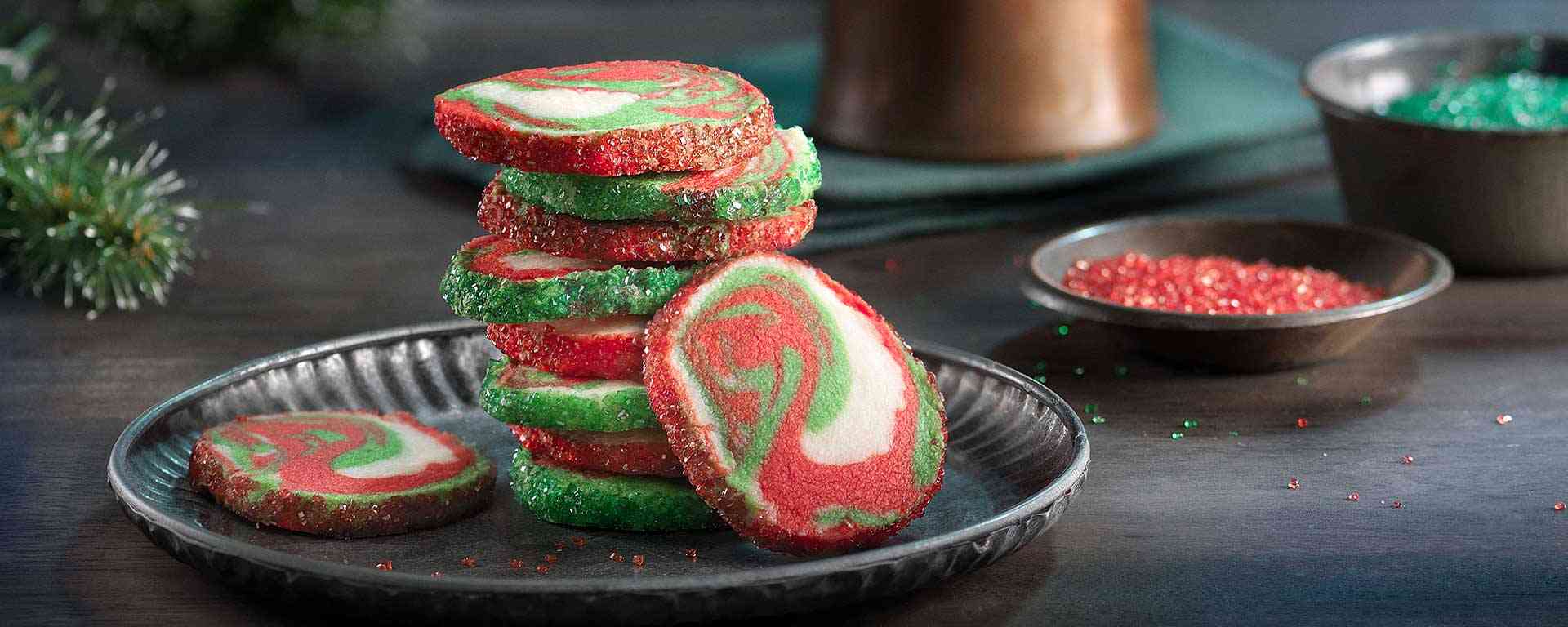 Photo of - Tie-Dyed Holiday Cookies