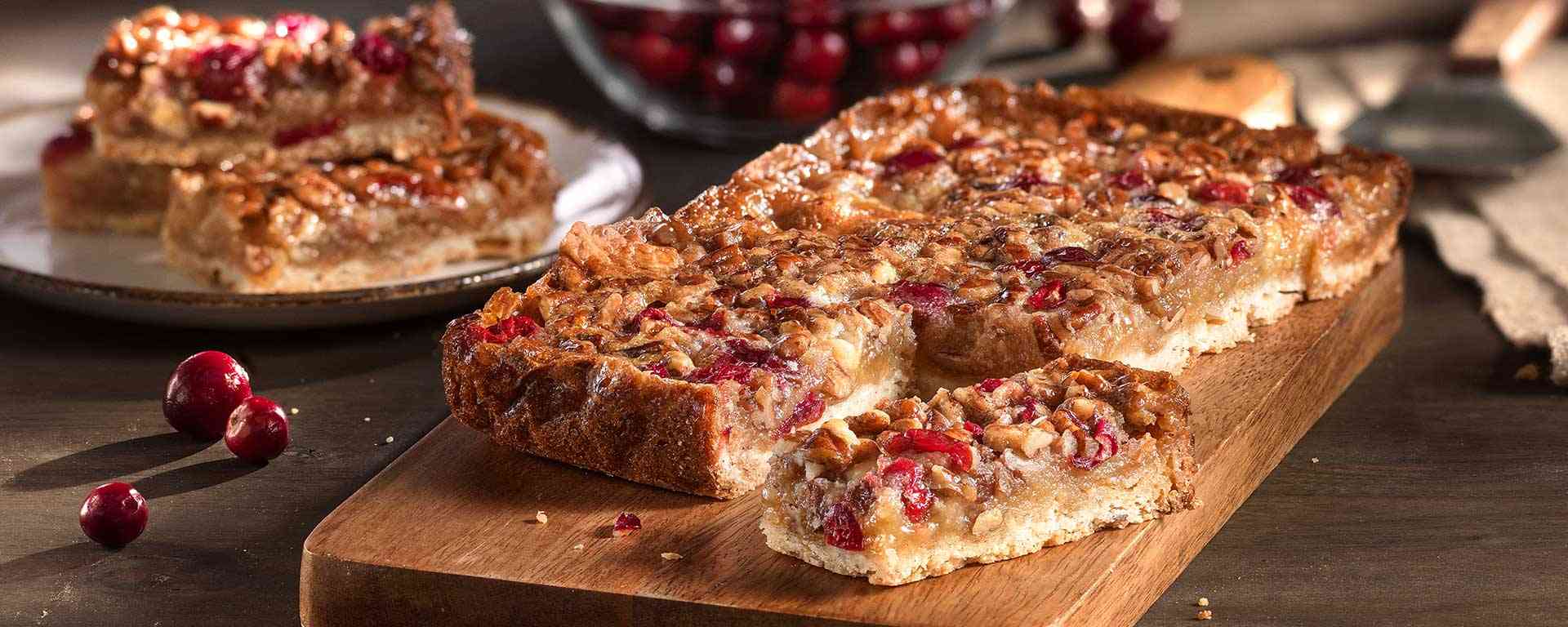 Photo of - White Chocolate Cranberry Pecan Bars