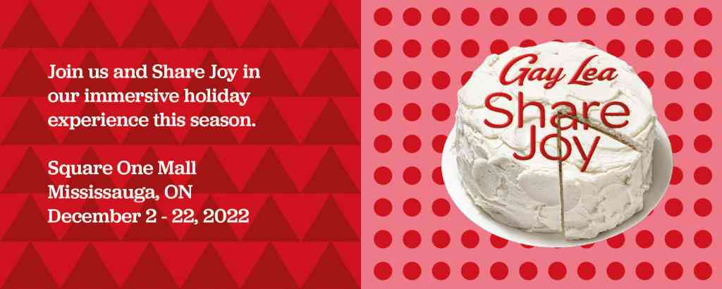 Join us and Share Joy in our immersive holiday experience this season. Square One Mall, Mississauga, ON, December 2-22, 2022